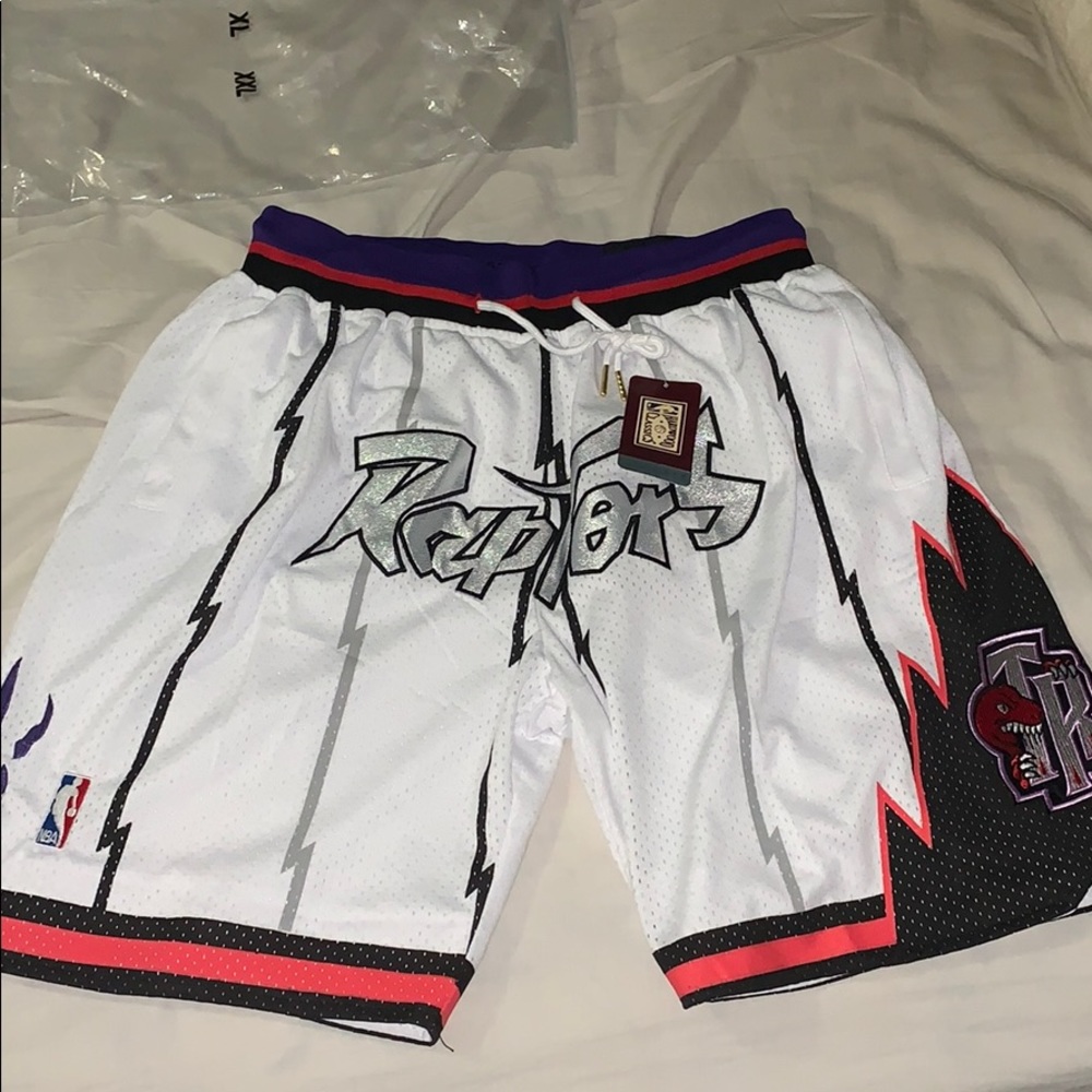 Raptors NBA just don shorts